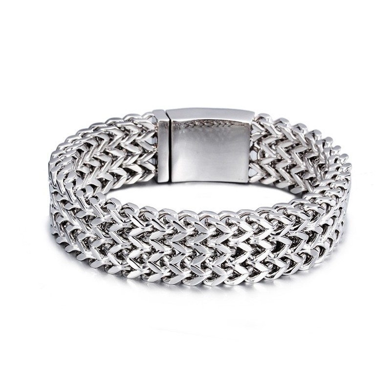 Fashion Three Rows Of Titanium Bracelet For Men