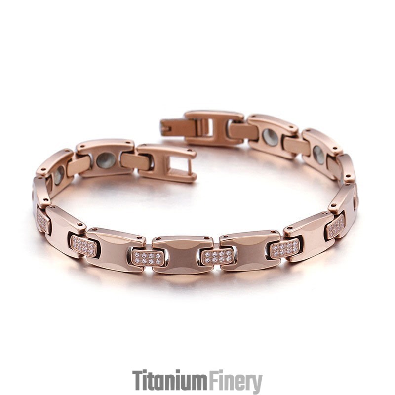 Fashion Diamond Germanium Tungsten Steel Bracelet For Men And Women Fashion Diamond Germanium Tungsten Steel Bracelet For Men And Women