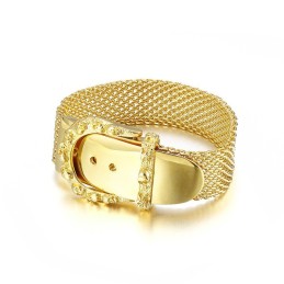 Fashion Golden Snake Bone Belt Bracelet