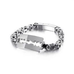 Titanium Emperor Chain Blade Curved Sign Tide Jewelry