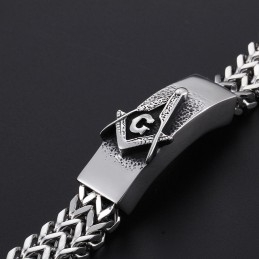 Fashion Trendy Men's Masonic Bracelet
