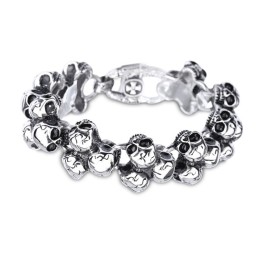 Titanium Skull Men's Bracelet Jewelry