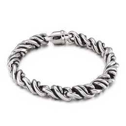 Fashion Twist Titanium Bracelet For Men