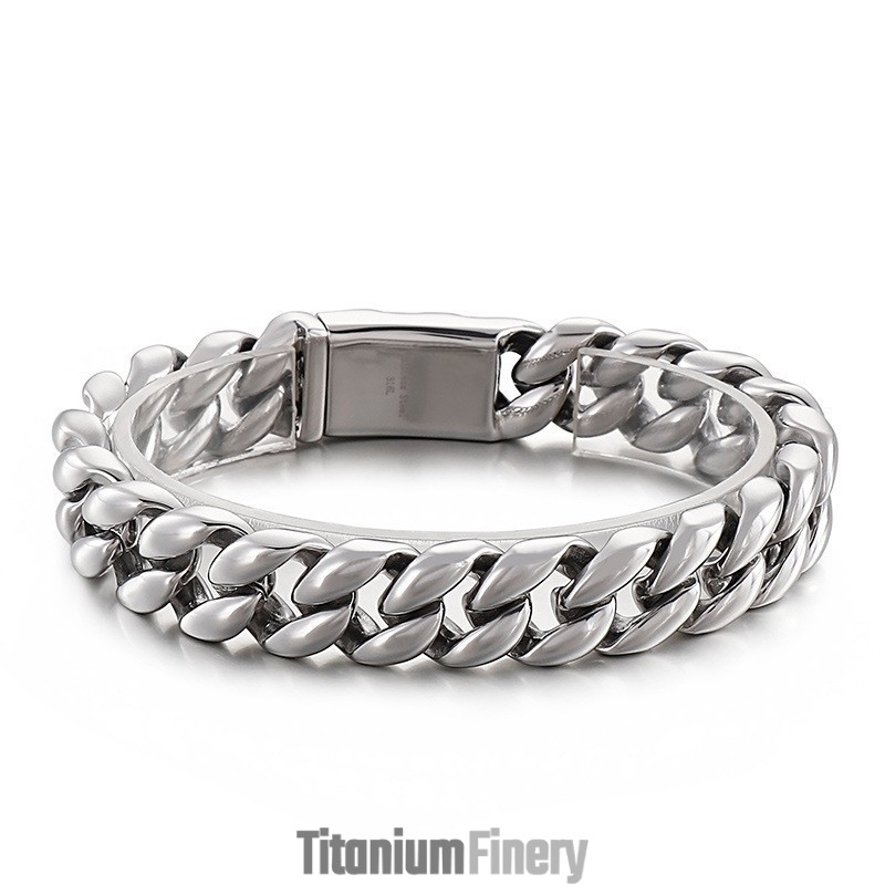 Cool Vacuum Plating 18K Titanium Men's Bracelet Cool Vacuum Plating 18K Titanium Men's Bracelet