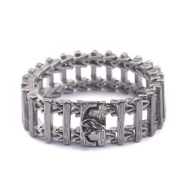Chic Style Dragon Head Titanium Bracelet For Men
