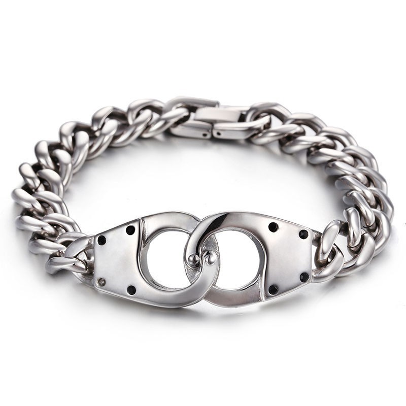 Fashion Handcuff Geometric Woven Titanium Bracelet For Men Fashion Handcuff Geometric Woven Titanium Bracelet For Men