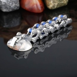 Fashion Chic Style Titanium Tide Men's Thin Section Bicycle Bracelet