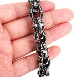 Cross Titanium Bracelet For Men
