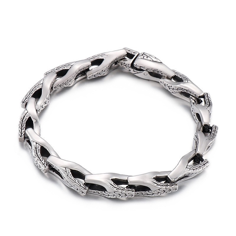 Snake Bone Titanium Bracelet For Men Snake Bone Titanium Bracelet For Men