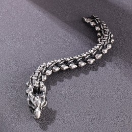 Exaggerated Cool Keel Titanium Bracelet For Men