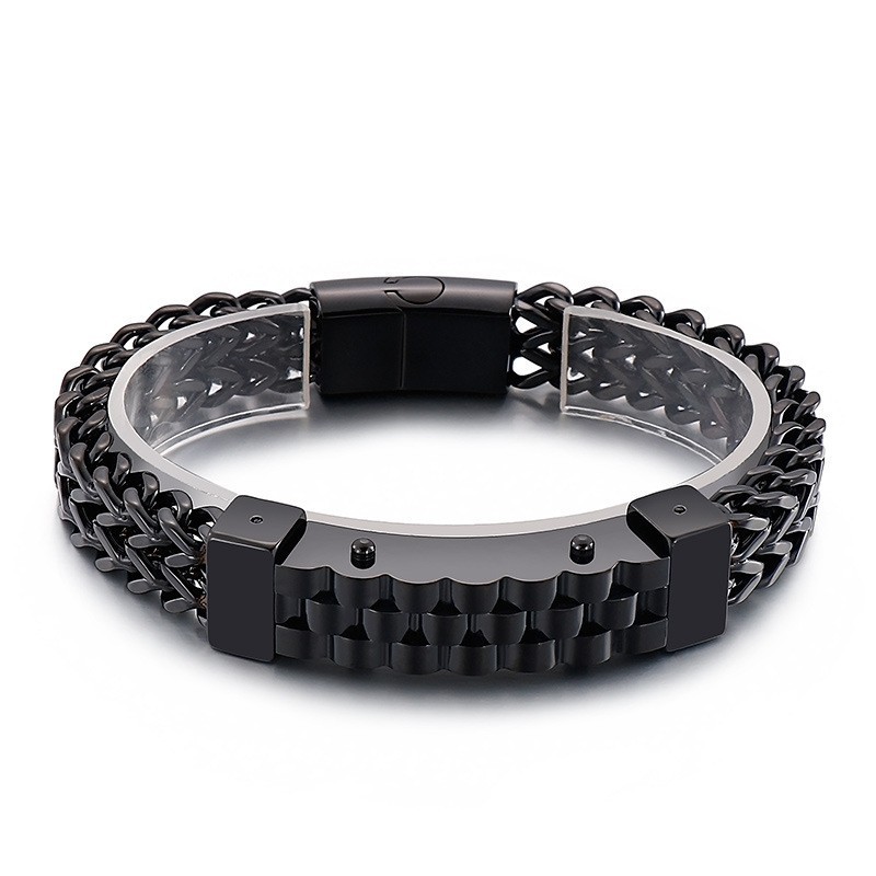 Fashion Hip-Hop Style Men's Titanium Bracelet