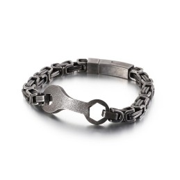 Fashion Wrench Emperor Chain Men's Titanium Bracelet