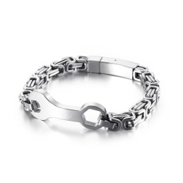 Fashion Wrench Emperor Chain Men's Titanium Bracelet
