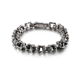Irregular Square Titanium Bracelet For Men