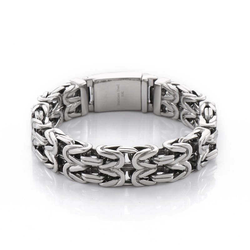 V-Shaped Hollow Men's Titanium Bracelet V-Shaped Hollow Men's Titanium Bracelet