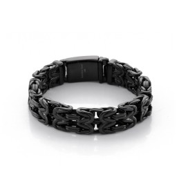 V-Shaped Hollow Men's Titanium Bracelet