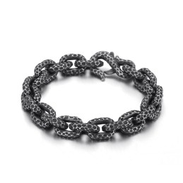 Fashion Polka Dot Titanium Bracelet For Men