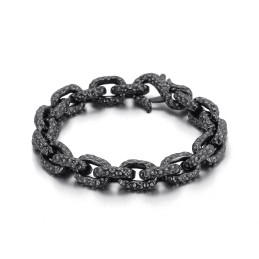 Fashion Polka Dot Titanium Bracelet For Men