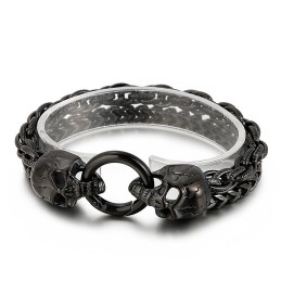 Cool Fashion Chic Style Skull Titanium Men's Bracelet Accessories