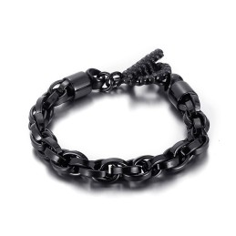 Cool Fashion Skull Buckle Titanium Men's Bracelet