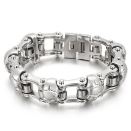 Popular Cool Skull Titanium Bracelet