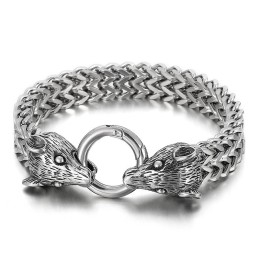 Zodiac Fashion Steel Color Men's Titanium Bracelet