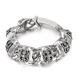 Cool Skull Men's Titanium Bracelet