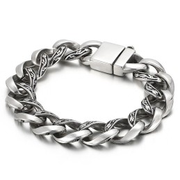 Cool Chic Titanium Bracelet For Men