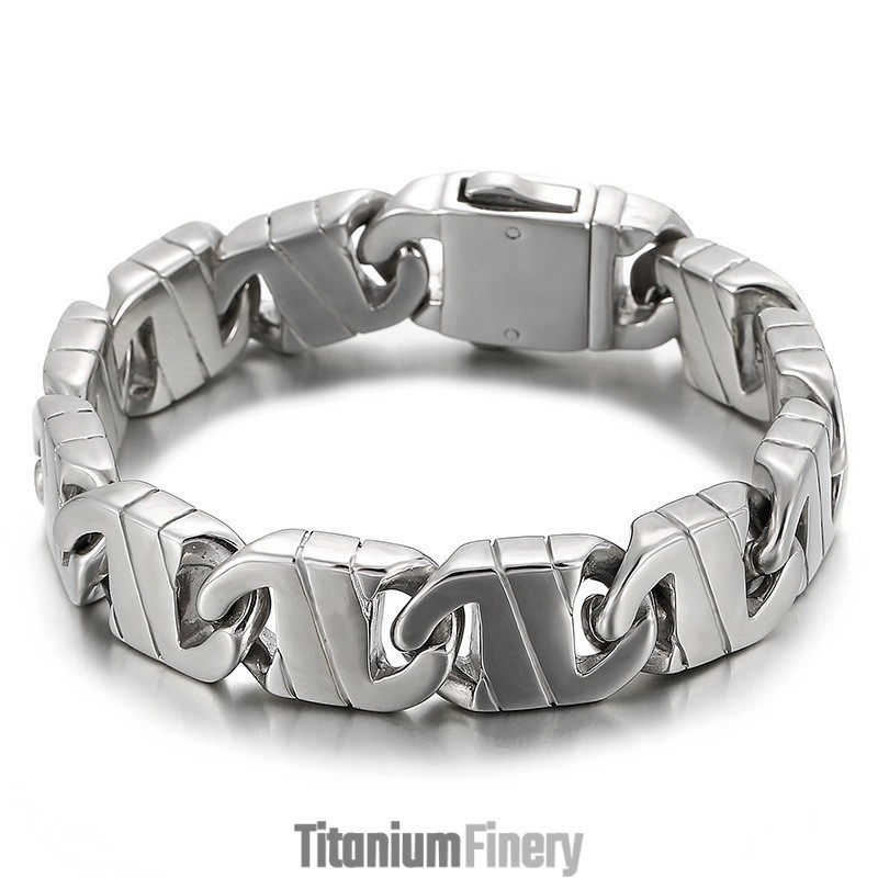 Chic Fashion Titanium Men's Bracelets For Gifts