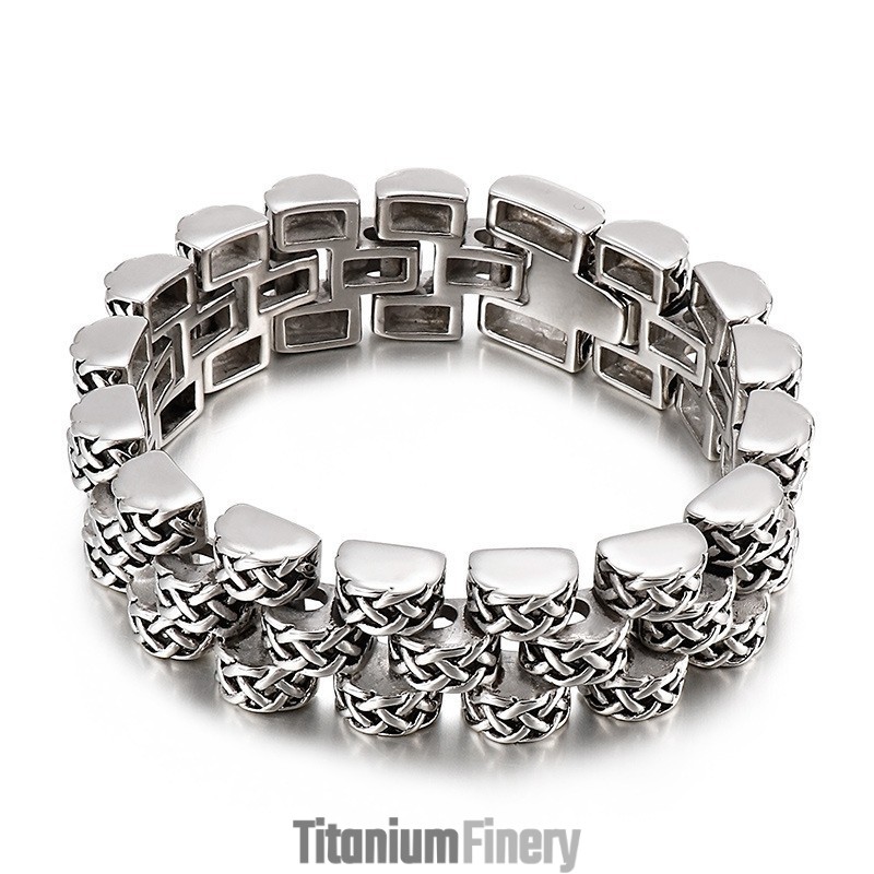Coarse Cool Men's Titanium Bracelet Coarse Cool Men's Titanium Bracelet