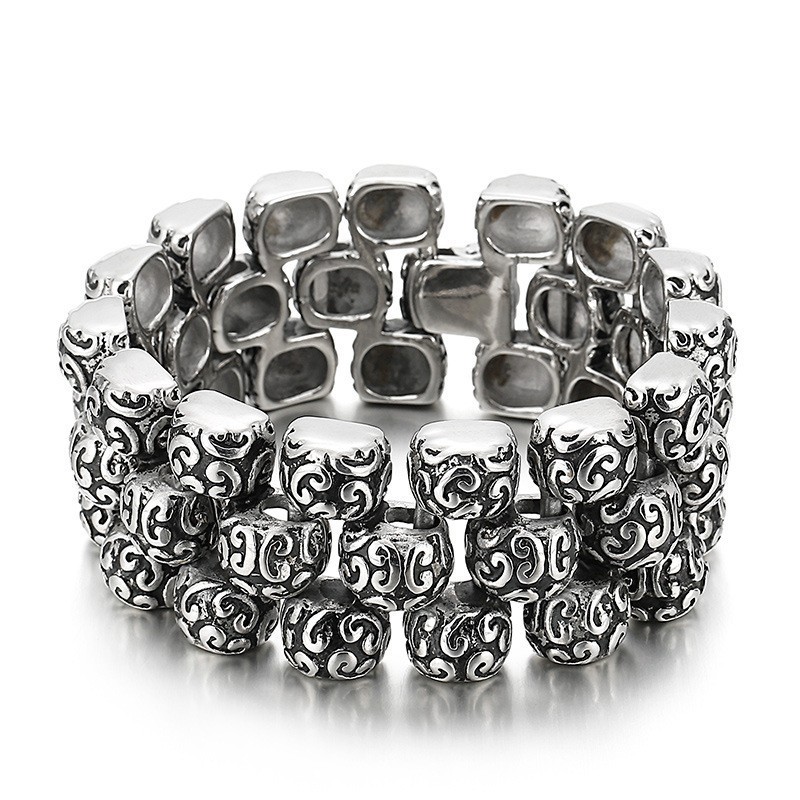 Coarse Cool Men's Titanium Bracelet Coarse Cool Men's Titanium Bracelet