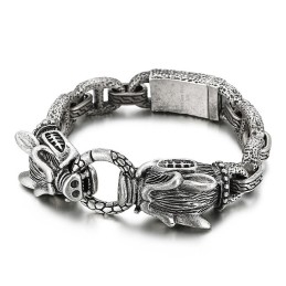 Chic Style Bracelet Titanium Wild Boar Bracelet For Men