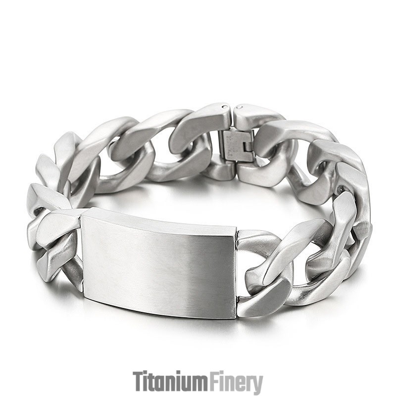 Men's Titanium Bracelets Chic Rock Bracelets Accessories Men's Titanium Bracelets Chic Rock Bracelets Accessories