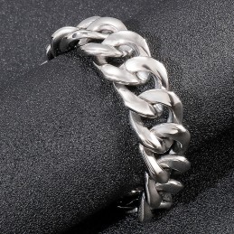 Cool Men's Hand Jewelry Fashion Titanium Glossy Bracelets