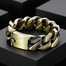 Fashion Dazzling Bracelet Bronze Titanium Bracelet