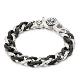Black Titanium Bracelet For Men