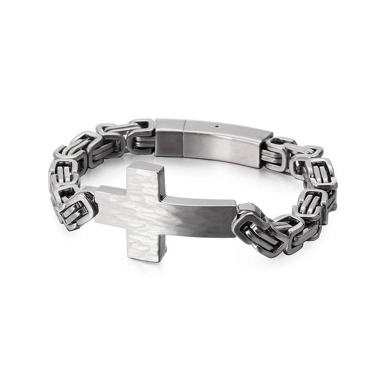 Cross Bend Bracelet Men's Emperor Back Chain Bracelet