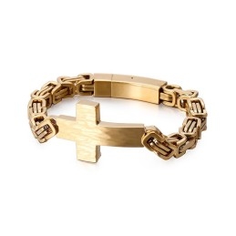 Cross Bend Bracelet Men's Emperor Back Chain Bracelet