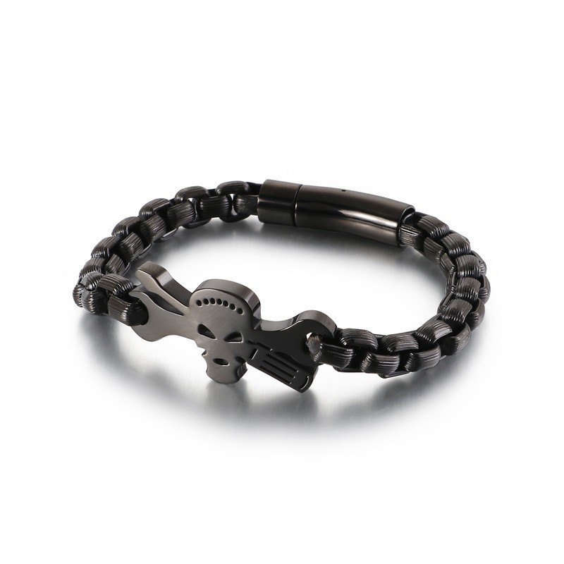 Men's Titanium Skull Bracelet Men's Titanium Skull Bracelet