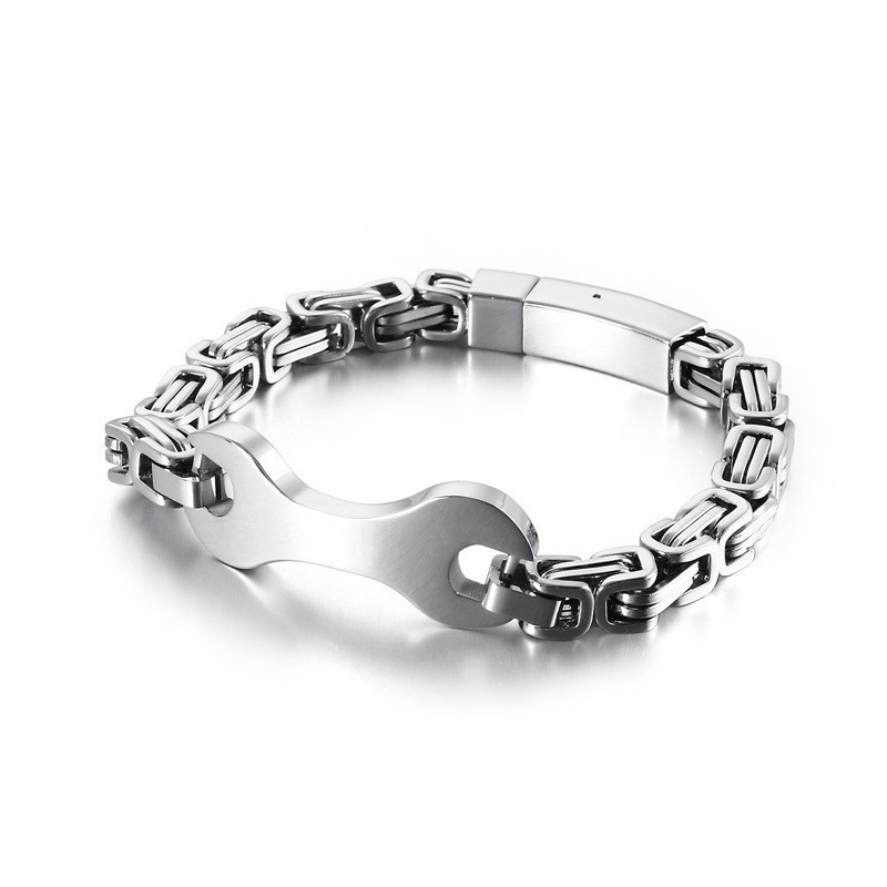 Fashion Tide Men's Titanium Emperor Chain Bracelet