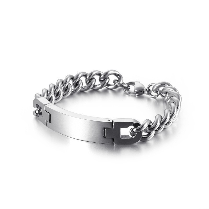 Fashion Bend Brand Men's Titanium Bracelet Fashion Bend Brand Men's Titanium Bracelet