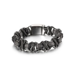 Cool Cross Bracelet Men's Chic Titanium Bracelet