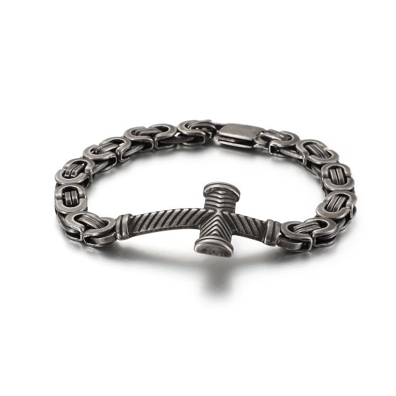 Cheap Titanium Cross Bracelet For Men