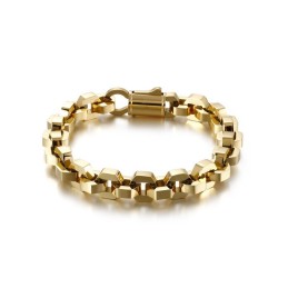 Elegant Geometric Men's Titanium Bracelet
