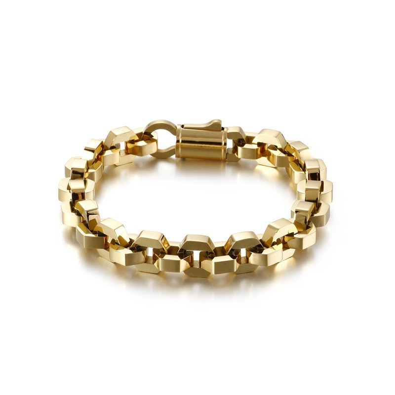 Elegant Geometric Men's Titanium Bracelet Elegant Geometric Men's Titanium Bracelet