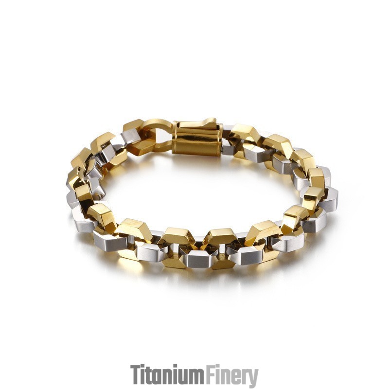 Fashion Bracelet Geometric Men's Titanium Tide Accessories