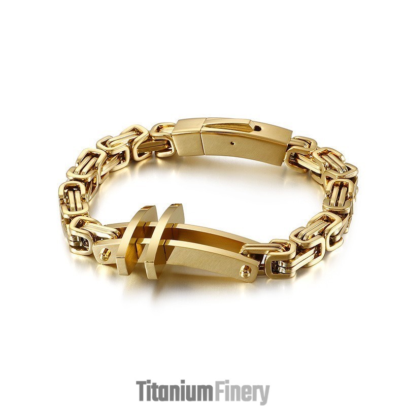New Men's Titanium Bracelets Classic Cross Bracelets New Men's Titanium Bracelets Classic Cross Bracelets