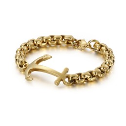 Fashion Boat Anchor Titanium Bracelet For Sale
