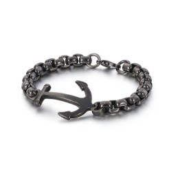 Fashion Boat Anchor Titanium Bracelet For Sale