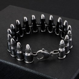 Chic Gothic Rock Accessories Men's Bullet Bracelets